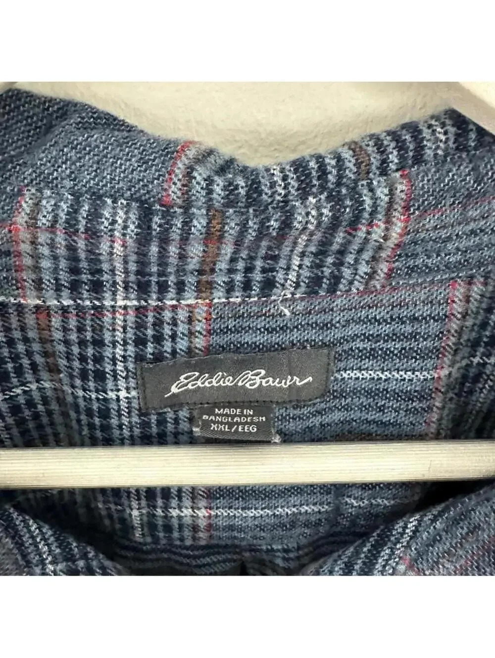 Eddie Bauer Men’s Flannel Button Down Long Sleeve Shirt Size XXL ..